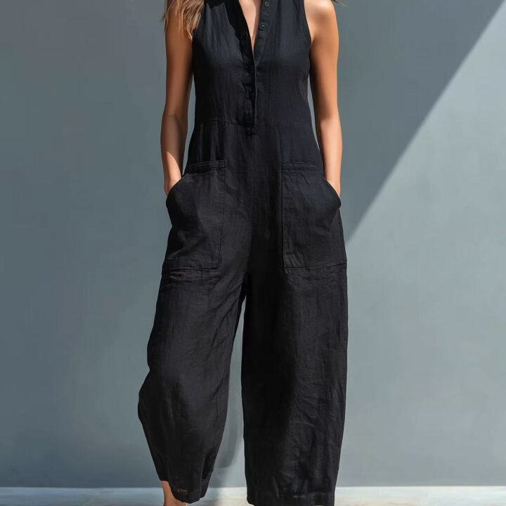 Lavender Sleeveless Jumpsuit