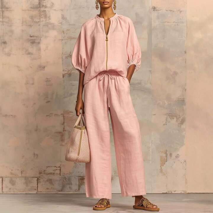 Lavender Relaxed Two-Piece Set B