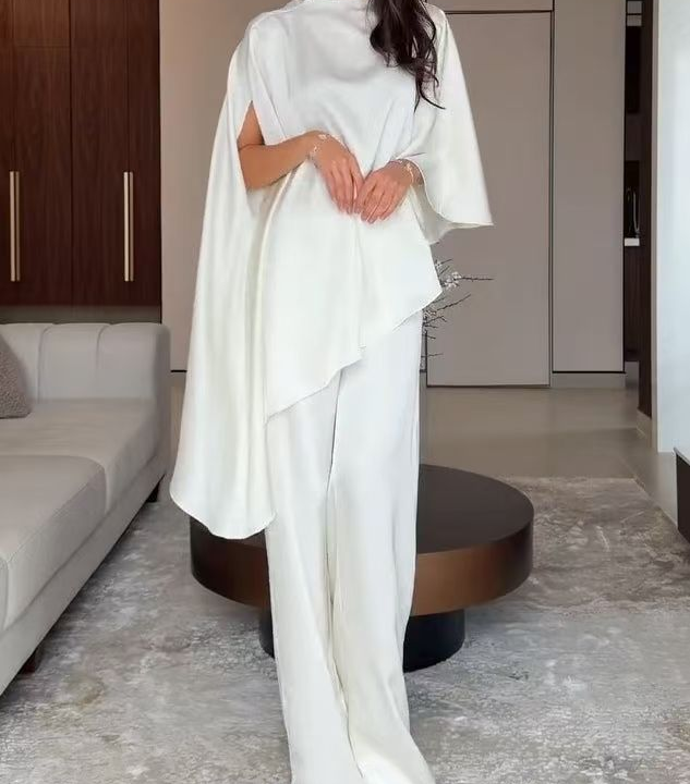 White Relaxed Two-Piece Set