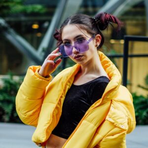 Sculpted Wool-Blend Coat