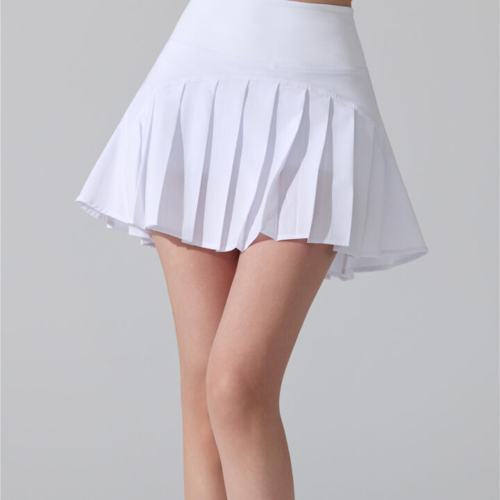 Women's Active Tennis Skirt in White, Cream, Clay Pink, Khaki, Navy