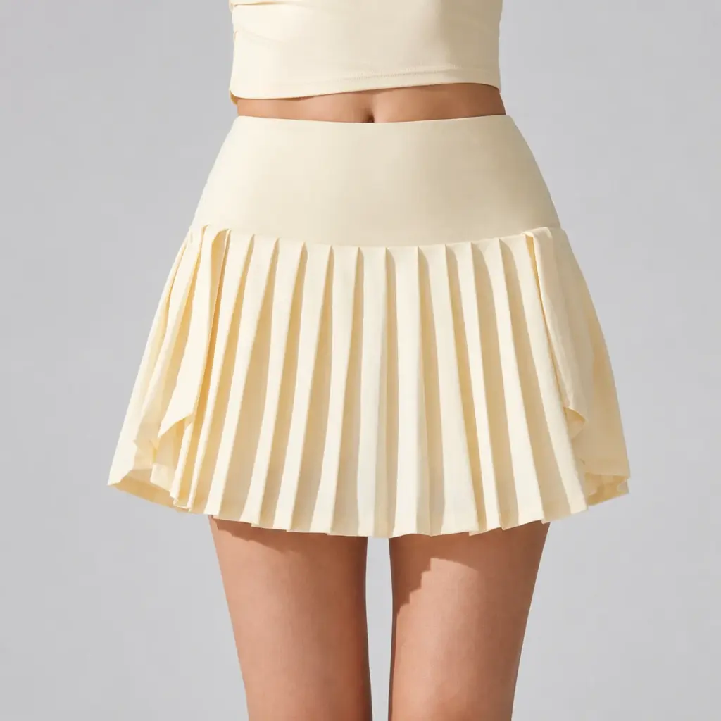 High-Waist Pleated Active Skirt with Pocket Detail color lineup