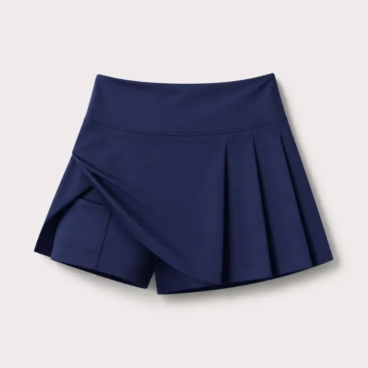 Women's Tennis Skirt Set with Sports Bra, 4 Colors styled scene