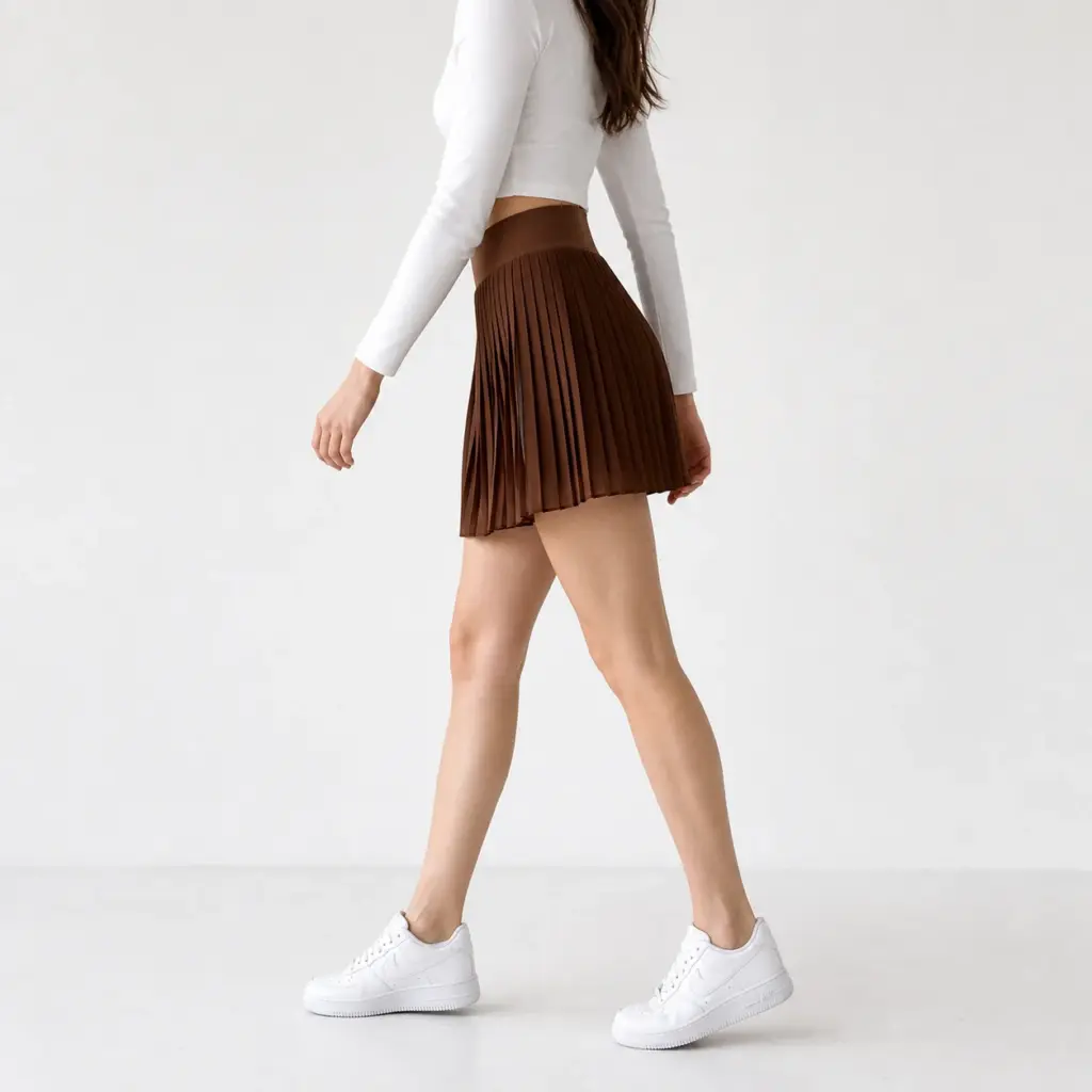 High-Waist Pleated Active Skirt for Women | Soft Stretch color lineup